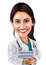 Portret de asistentă medicală din fotografie