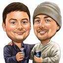 Funny Friends Caricature Gift