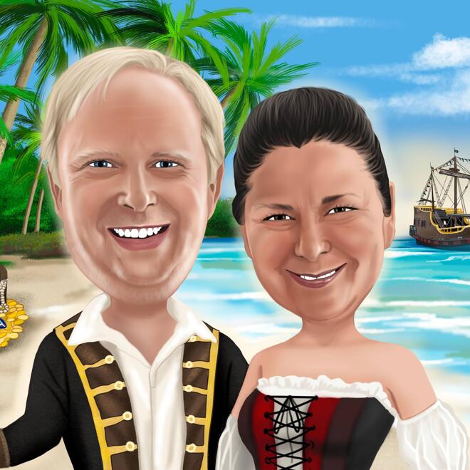Caricatura pirata