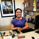 Custom Office Karikatur einer Dame