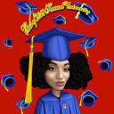 Caricatura personalizada de formatura a partir de foto
