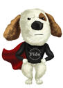 Animal de compagnie de super-héros avec cape