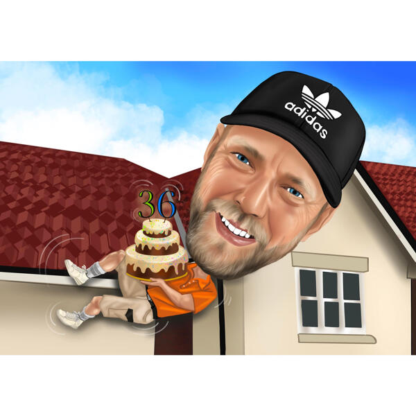 Birthday Caricature for Him