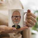 Man Portrait Cartoon from Photos - Caricature Mug Gift