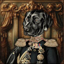 Royal Dog Portrait